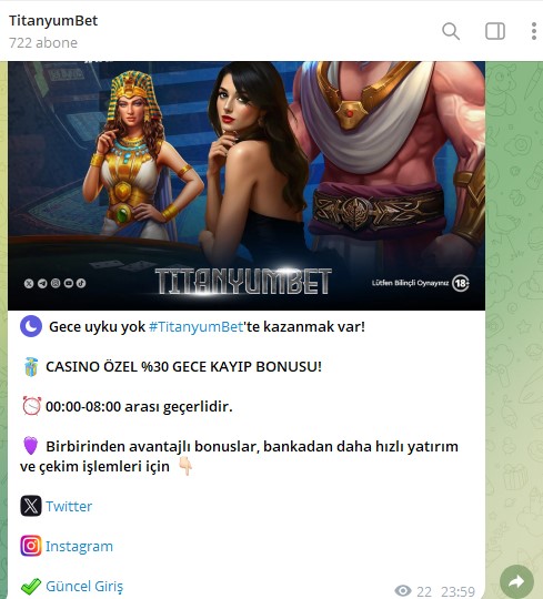 Titanyumbet Telegram